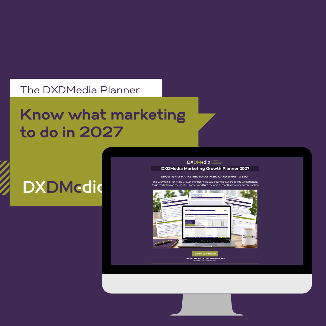 How do you decide what marketing to do in 2027, and what to stop?